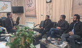 رئیس دانشکده فنی فردوس با شهردار فردوس دیدار کرد