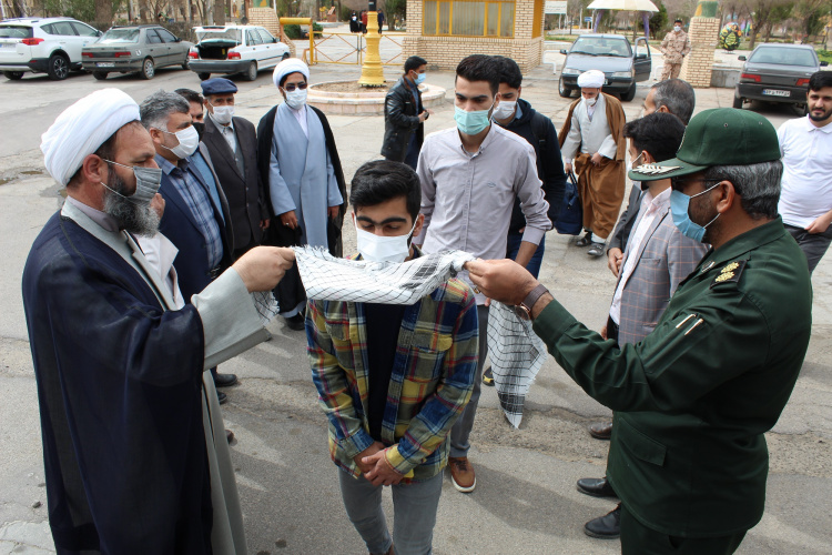 اعزام بیست وسه نفر از دانشجویان دانشکده فنی و مهندسی فردوس به اردوی راهیان نور