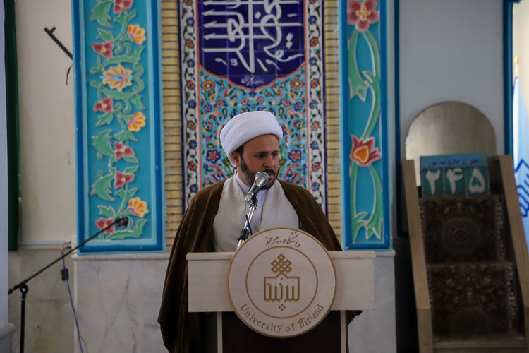 مراسم بزرگداشت شهادت امام باقر(ع)، ارتحال امام خمینی(ره) و قیام ۱۵ خرداد در دانشگاه بیرجند برگزار شد